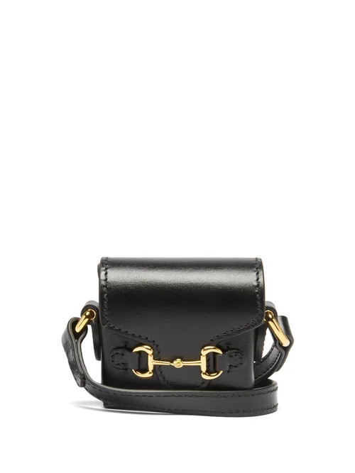 Gucci - Horsebit 1955 Leather Cross-body Bag - Mens - Black | Matches (US)