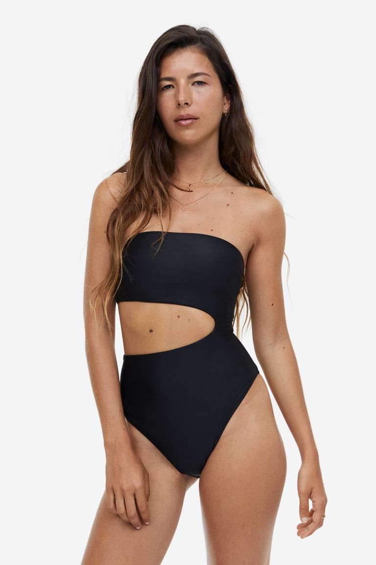 High Leg Bandeau Swimsuit | H&M (US + CA)