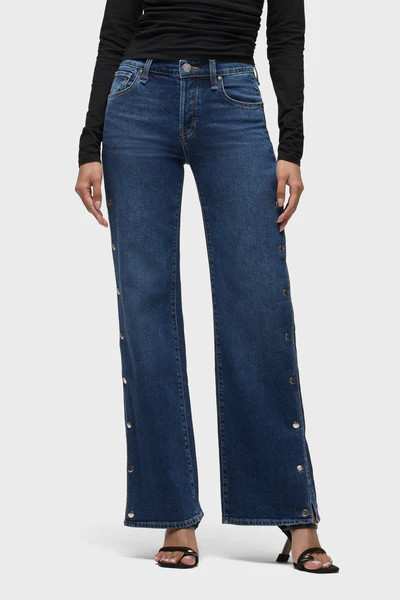 Rosie Side Seam Snaps Wide Leg | Hudson Jeans