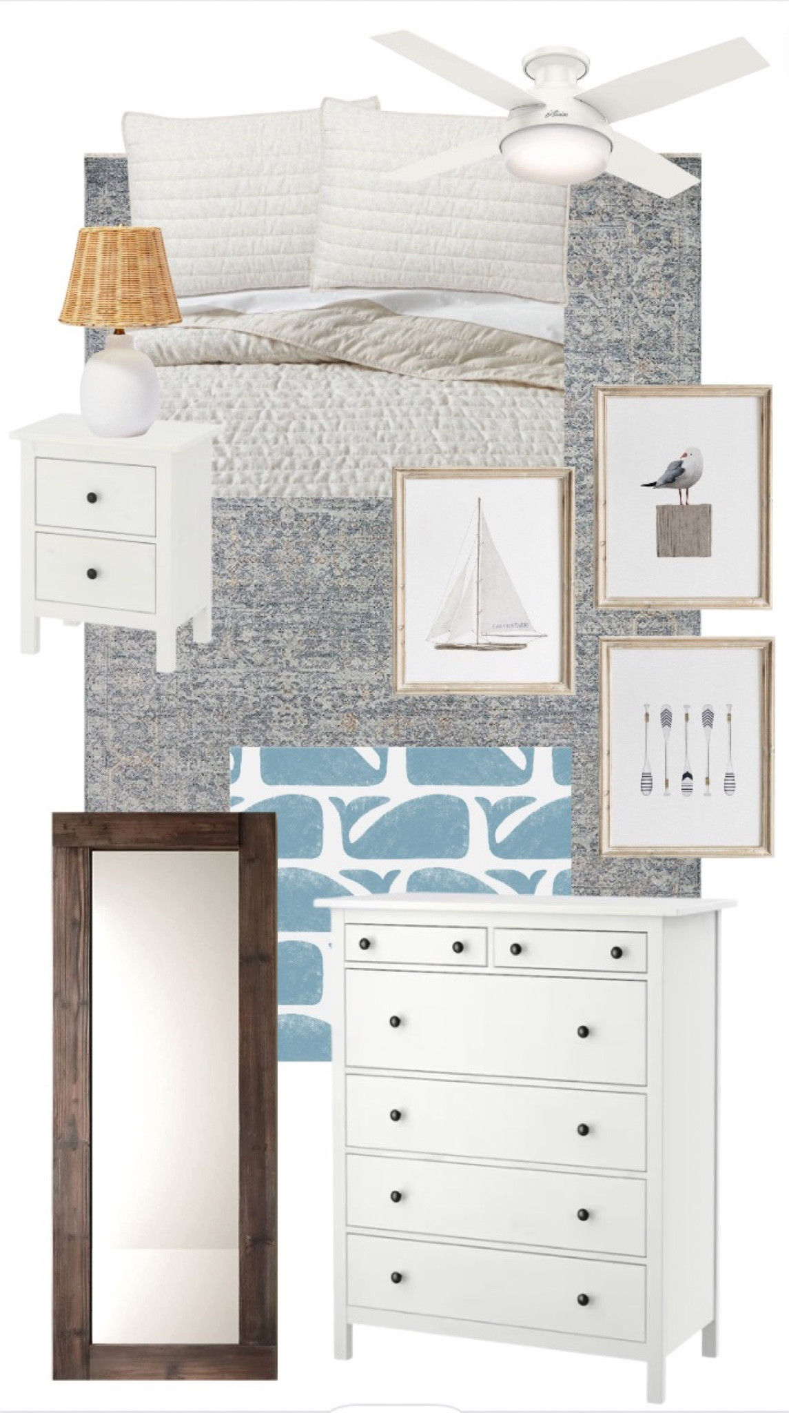 Guest bedroom moodboard for the beach house! Major sale on this Target king quilt - only $35!

Cape cod, coastal cottage, area rug, Loloi, Target finds, IKEA, Tjmaxx

#LTKFind #LTKsalealert #LTKhome