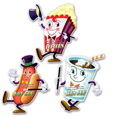 Movie Night Cutouts Wall Décor | Wayfair North America