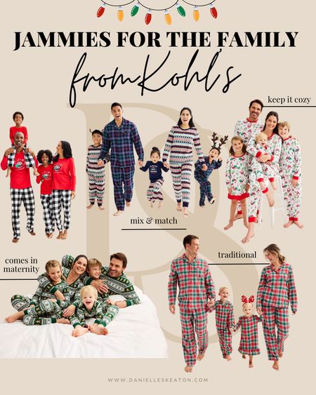 Kohl’s holiday pajamas for the whole family. On sale now!! Get your family Christmas pajamas before they’re gone! 

#LTKCyberWeek #LTKsalealert #LTKHoliday