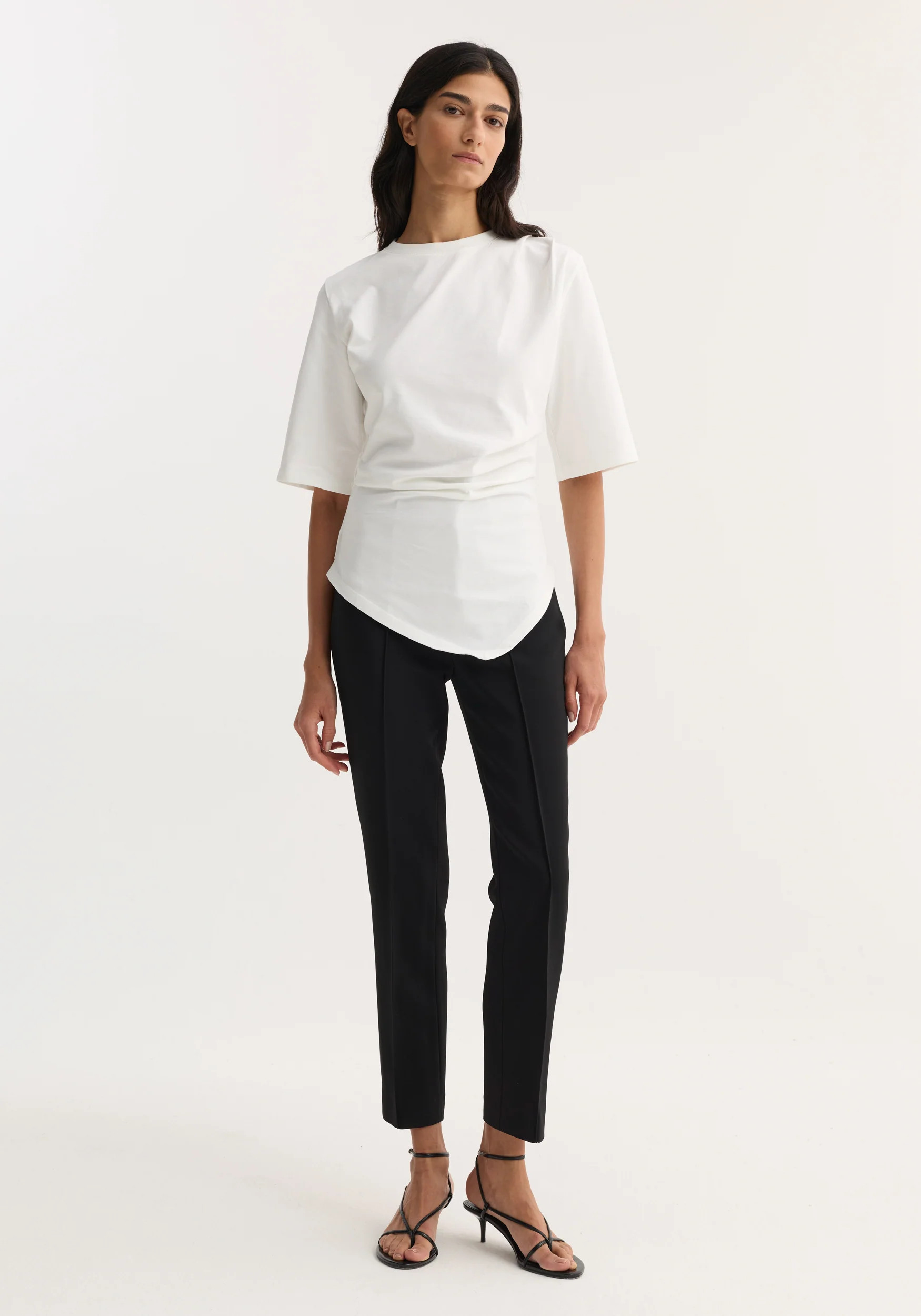 reinvented twisted t-shirt | optic white | Rohe