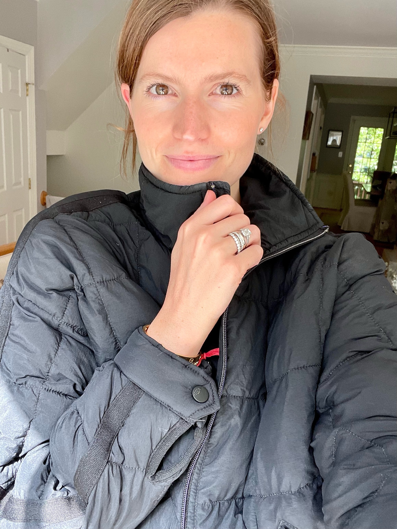 My favorite fall/winter jacket! Lightweight, packable and great for baby wearing (/pregnancy!) 