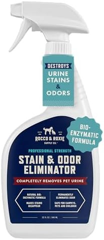 Rocco & Roxie Supply Co. Stain & Strong Odor Eliminator, Enzyme Cleaner, Pet Odor Eliminator for ... | Amazon (US)