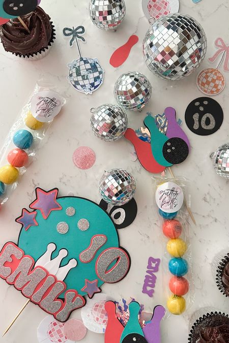 Double Digits 🪩🎳🎀😀

All of my materials for my DIY party favors featured on my blog. 
Mamallamallama.com

#LTKparties #LTKfamily #LTKkids