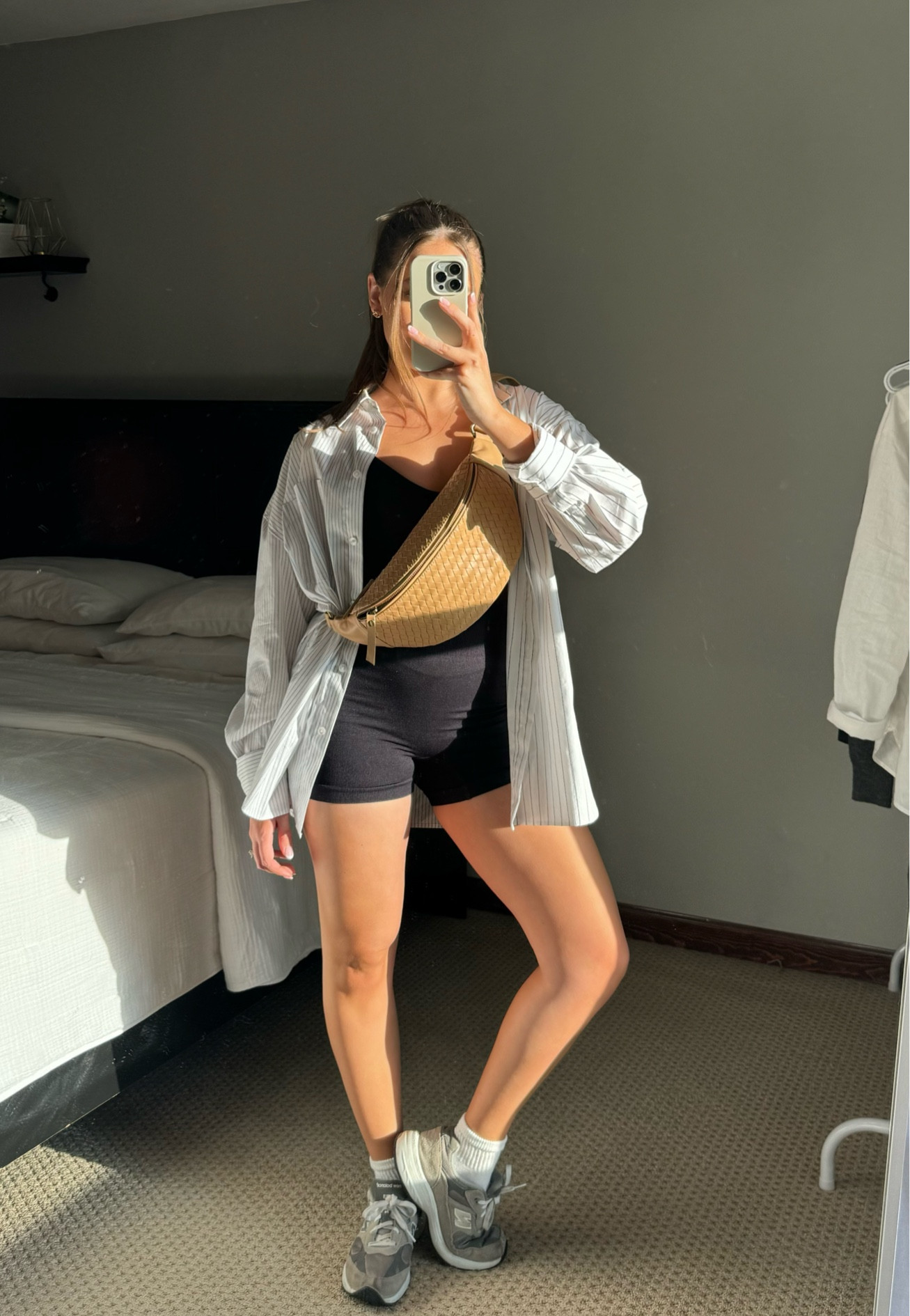 Shirt is @shopdescendant 
Bag is Mandarin 

(Linked similar) 