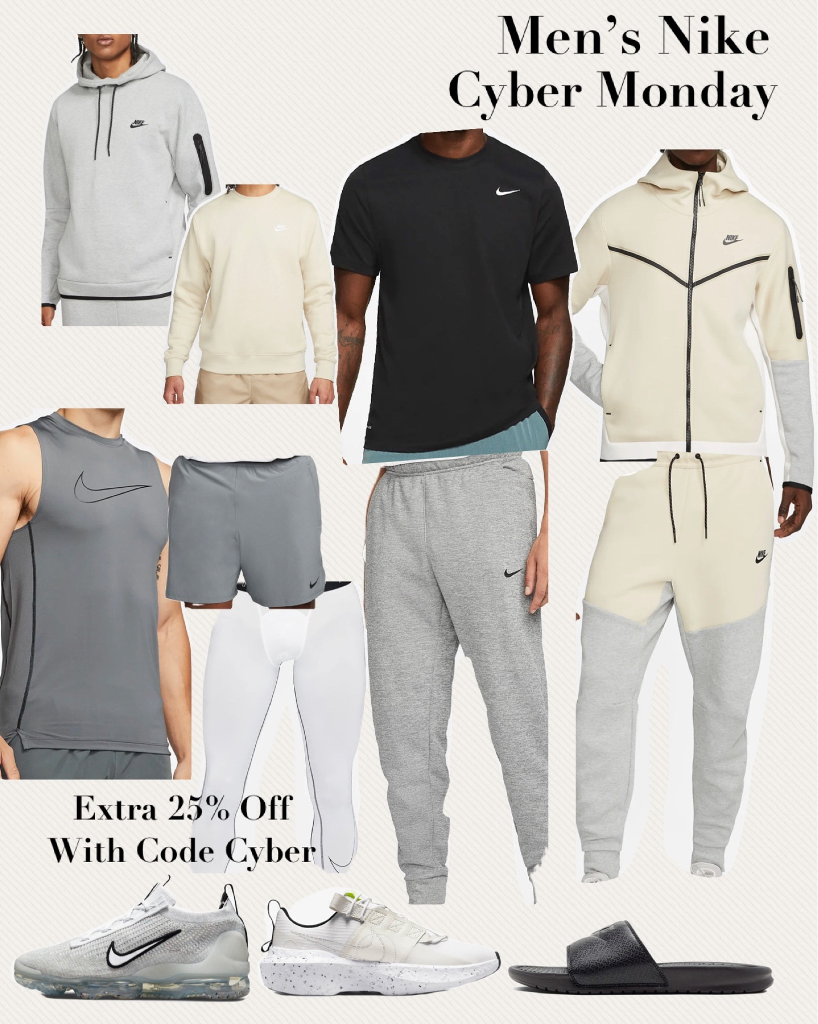 Nike’s Cyber Monday Sale. Extra 25% Off with code CYBER

#LTKCyberweek #LTKmens #LTKsalealert