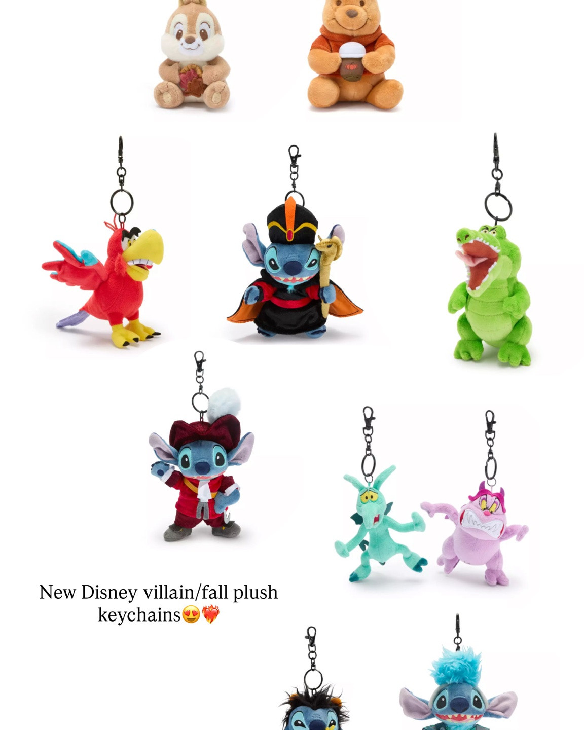 New Disney plush keychains😍❤️‍🔥

#LTKSeasonal