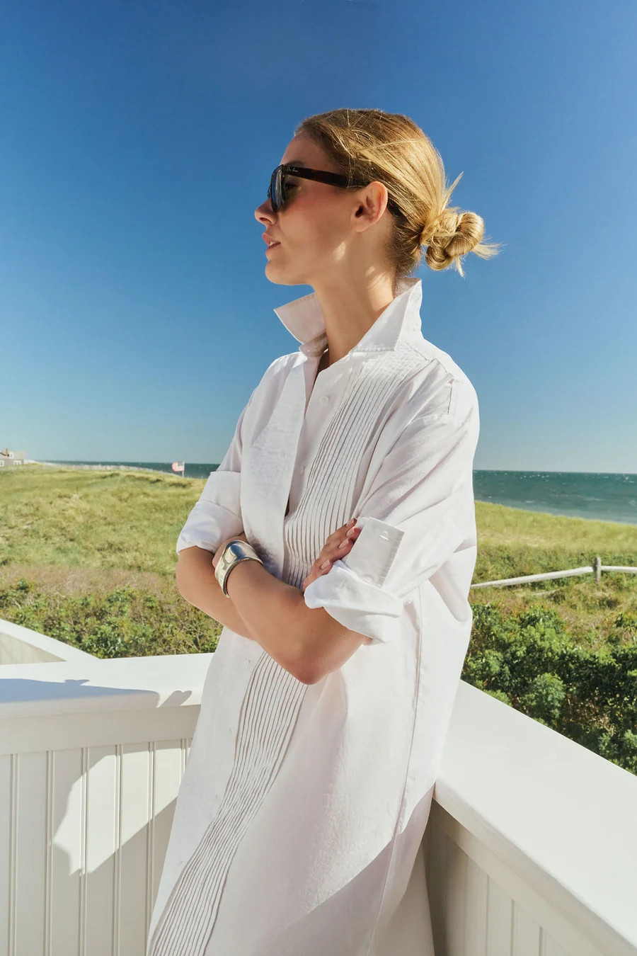 Tuxedo Maxi - Blanc | Julia Amory