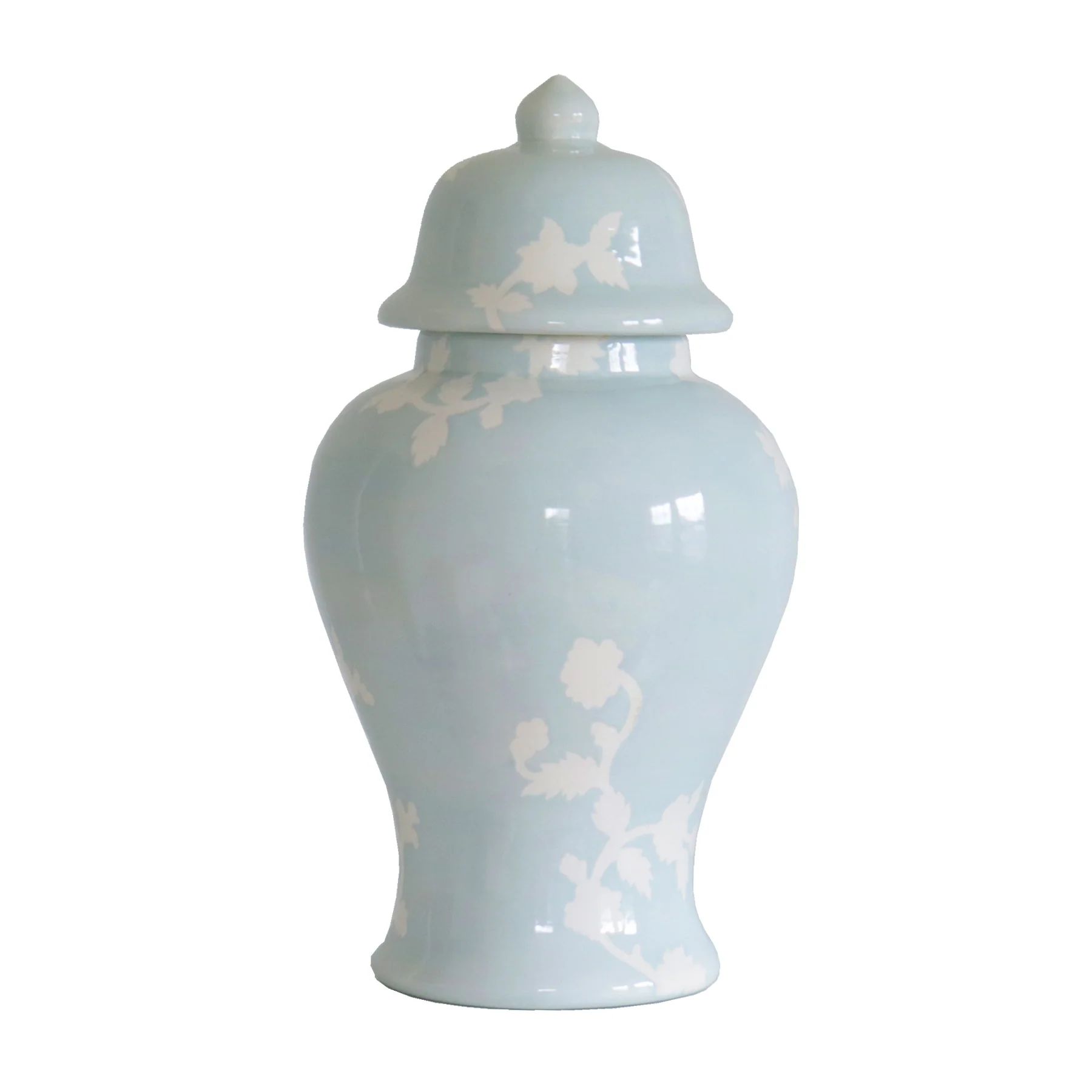 Chinoiserie Dreams Ginger Jars in Hydrangea Light Blue | Lo Home by Lauren Haskell Designs