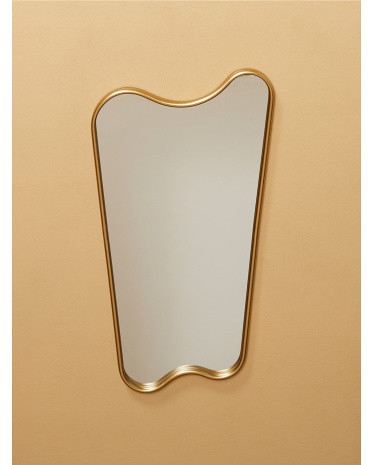 17x32 Metal Abstract Wall Mirror | HomeGoods