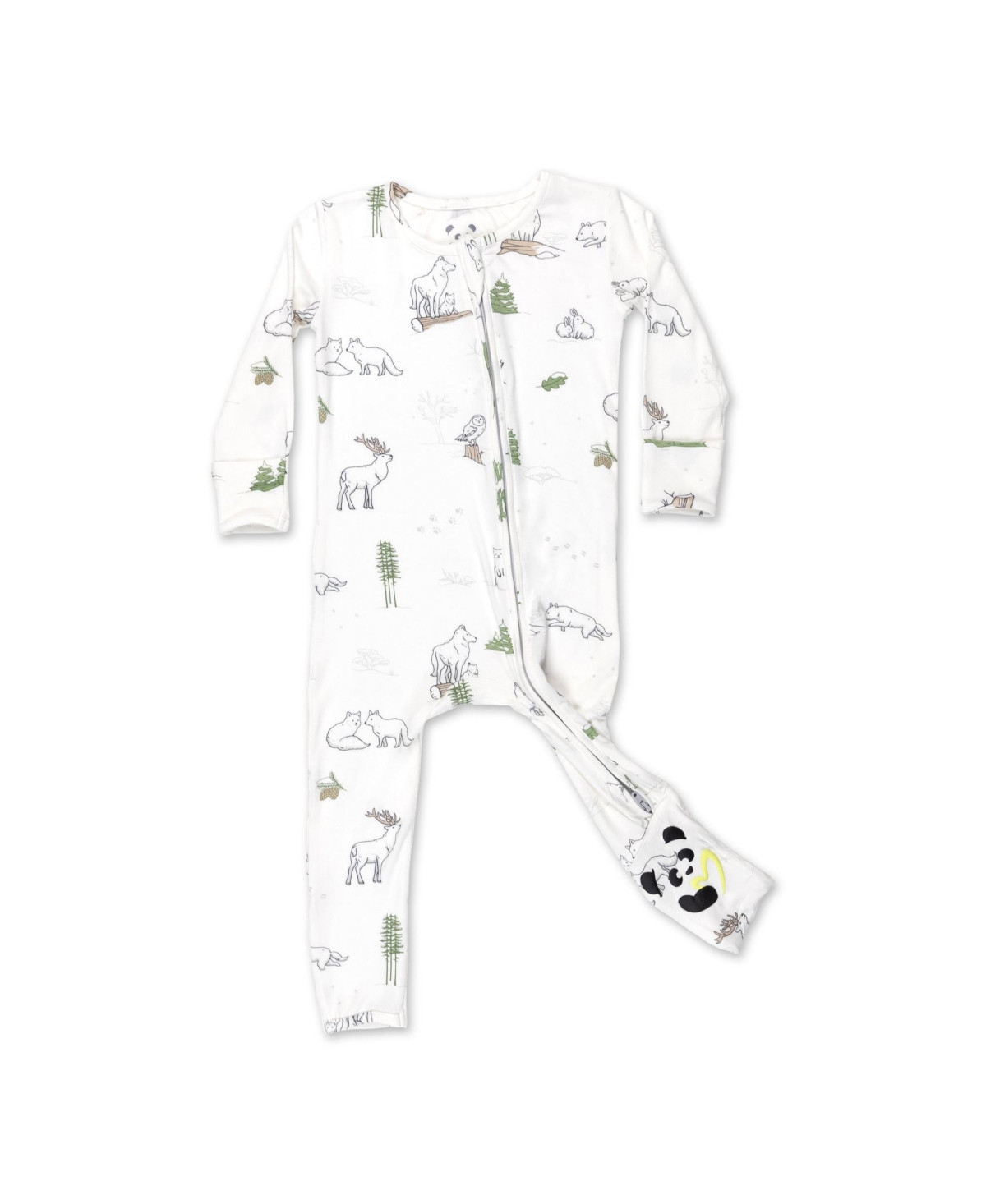 Bellabu Bear Unisex Baby Winter Forest Animals Convertible Footie - Winter forest animals | Macy's