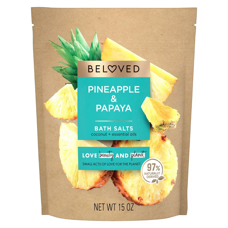 Beloved Pineapple and Papaya Bath Salts - 15oz | Target