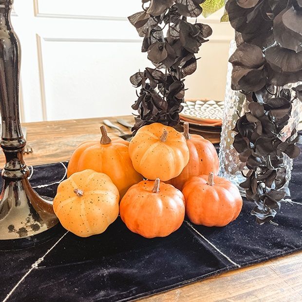 Bag of Faux Pumpkins 12 Pieces | Antique Farm House