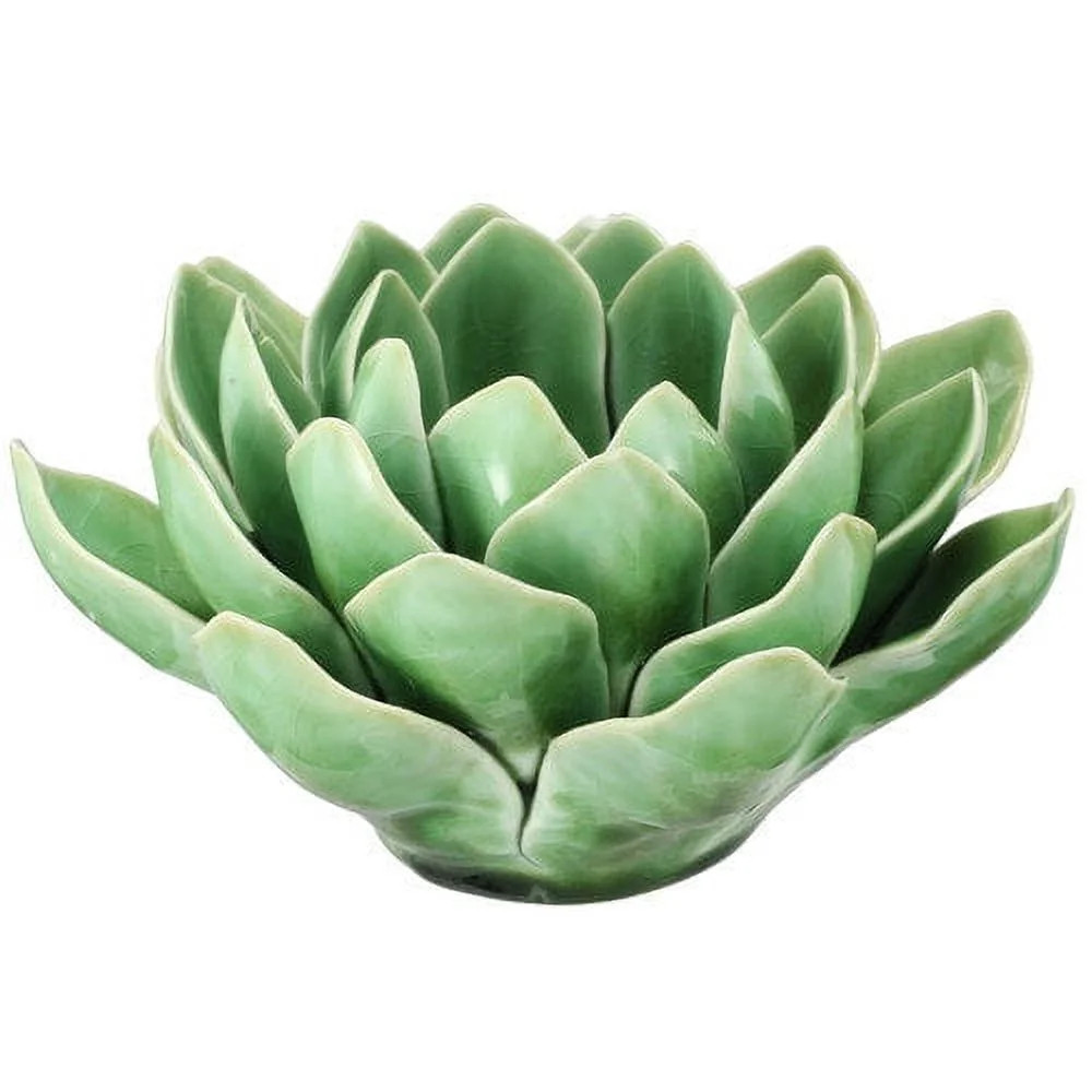 A and B Home A&B Home 6-inch Blooming Artichoke Ceramic Tealight Candle Holder | Walmart (US)