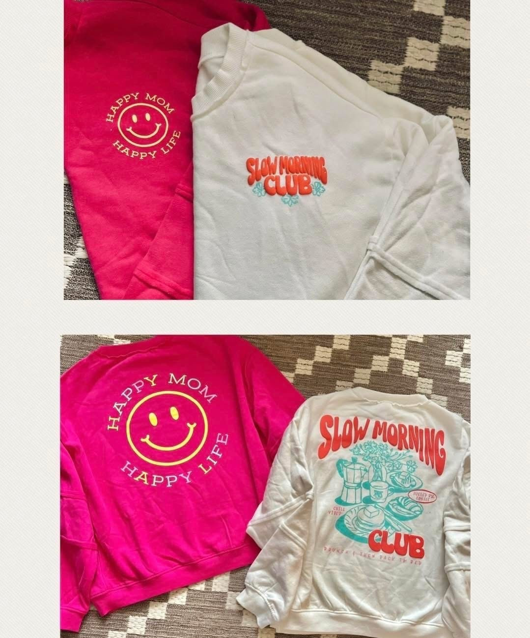 2 sweatshirts I need! Totally affordable! Walmart
For the WIN! 🏆 Perfect for Mother’s Day! 

#LTKdayinmylife #LTKSaleAlert