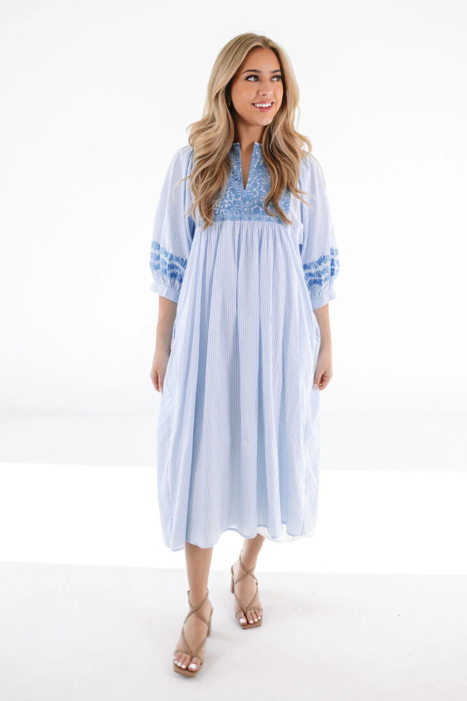 The Pebble Midi Dress | J.Marie