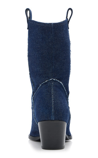 June Denim Ankle Boots | Moda Operandi (Global)