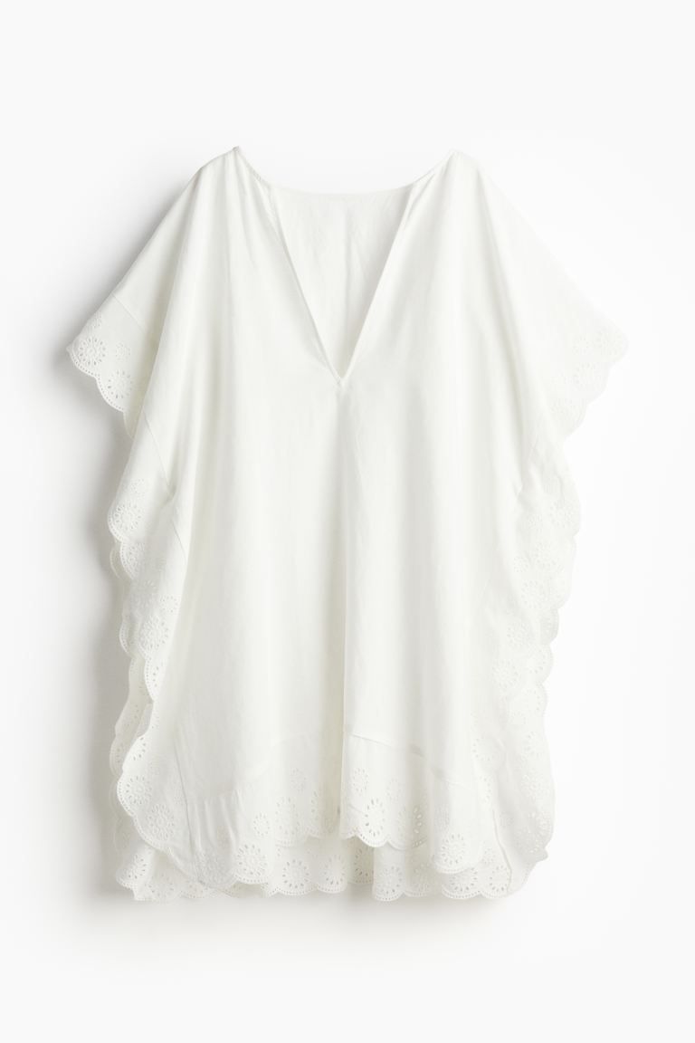 Beach Kaftan with Eyelet Embroidery | H&M (US + CA)