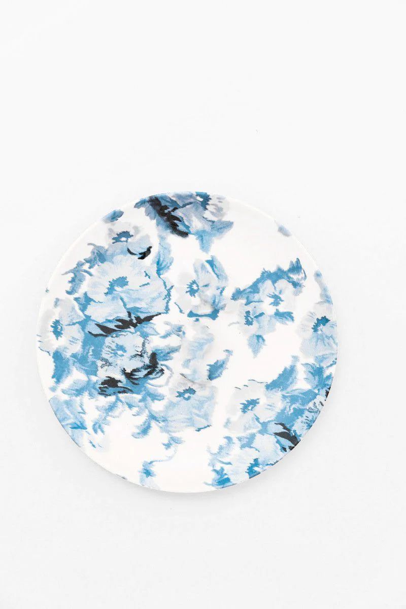 Melamine Floral Salad Plates, Set of 4 | Rachel Parcell