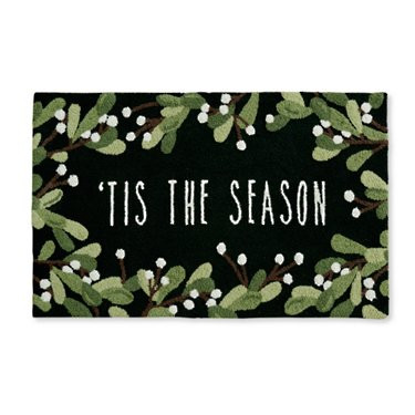 Tis The Season Hooked Door Mat | Grandin Road
