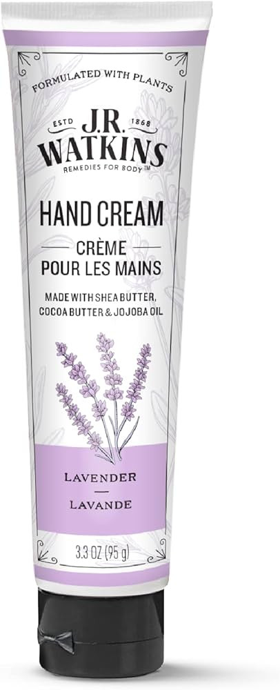 J.R. Watkins Natural Moisturizing Hand Cream, Hydrating Hand Moisturizer with Shea Butter, Cocoa ... | Amazon (US)
