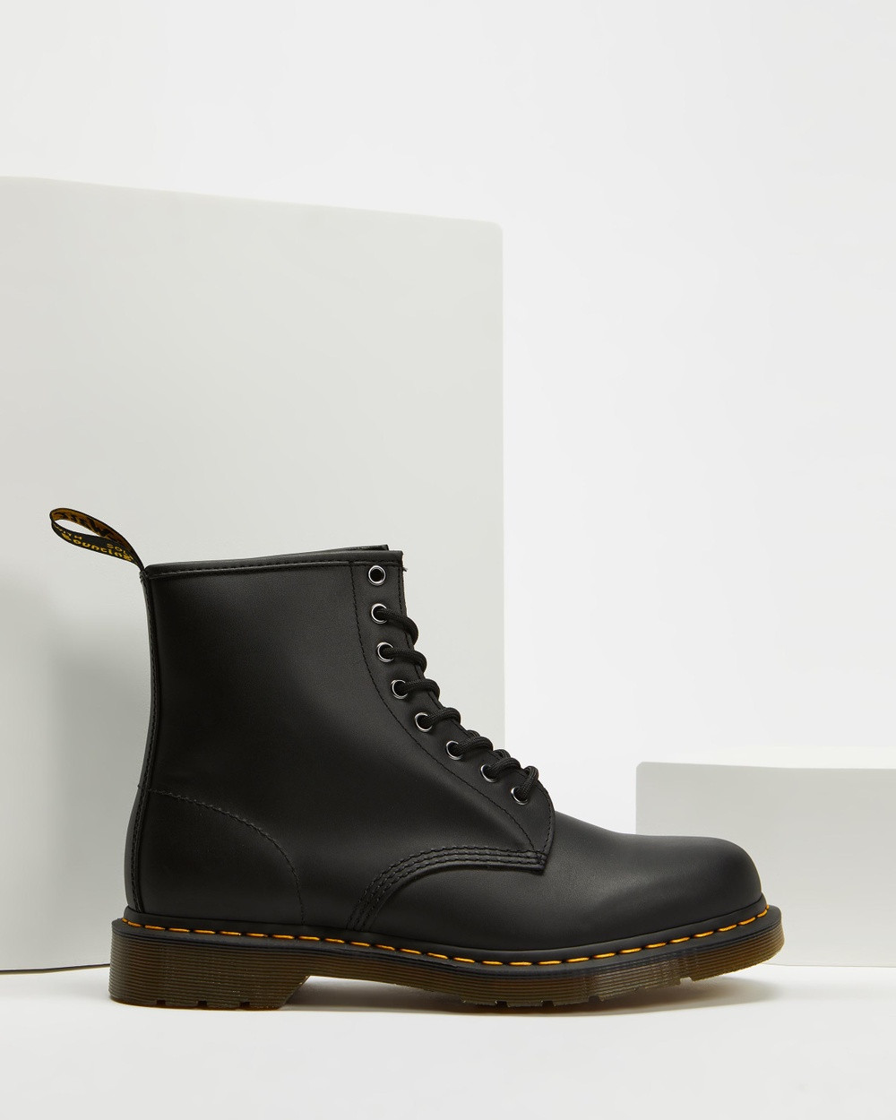Dr Martens - Unisex 1460 Nappa 8 Eye Boots - Boots (Black Nappa) Unisex 1460 Nappa 8-Eye Boots | THE ICONIC (AU & NZ)