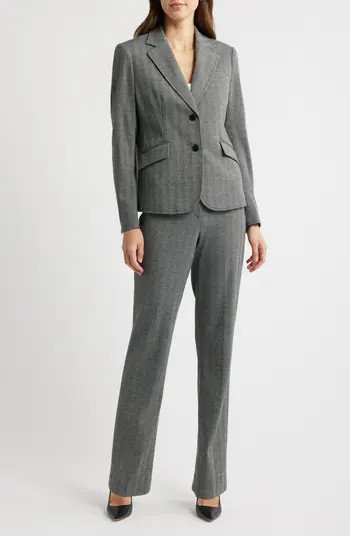 Herringbone Blazer, Skirt & Pants Set | Nordstrom