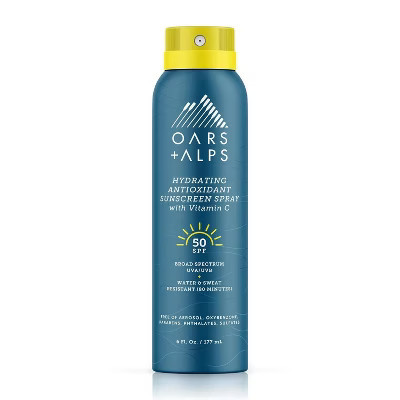 OARS + ALPS Sunscreen Spray - SPF 50 - 6oz: Whole Body Moisturizing, Paraben-Free, Vegan, Contains Vitamin C | Target