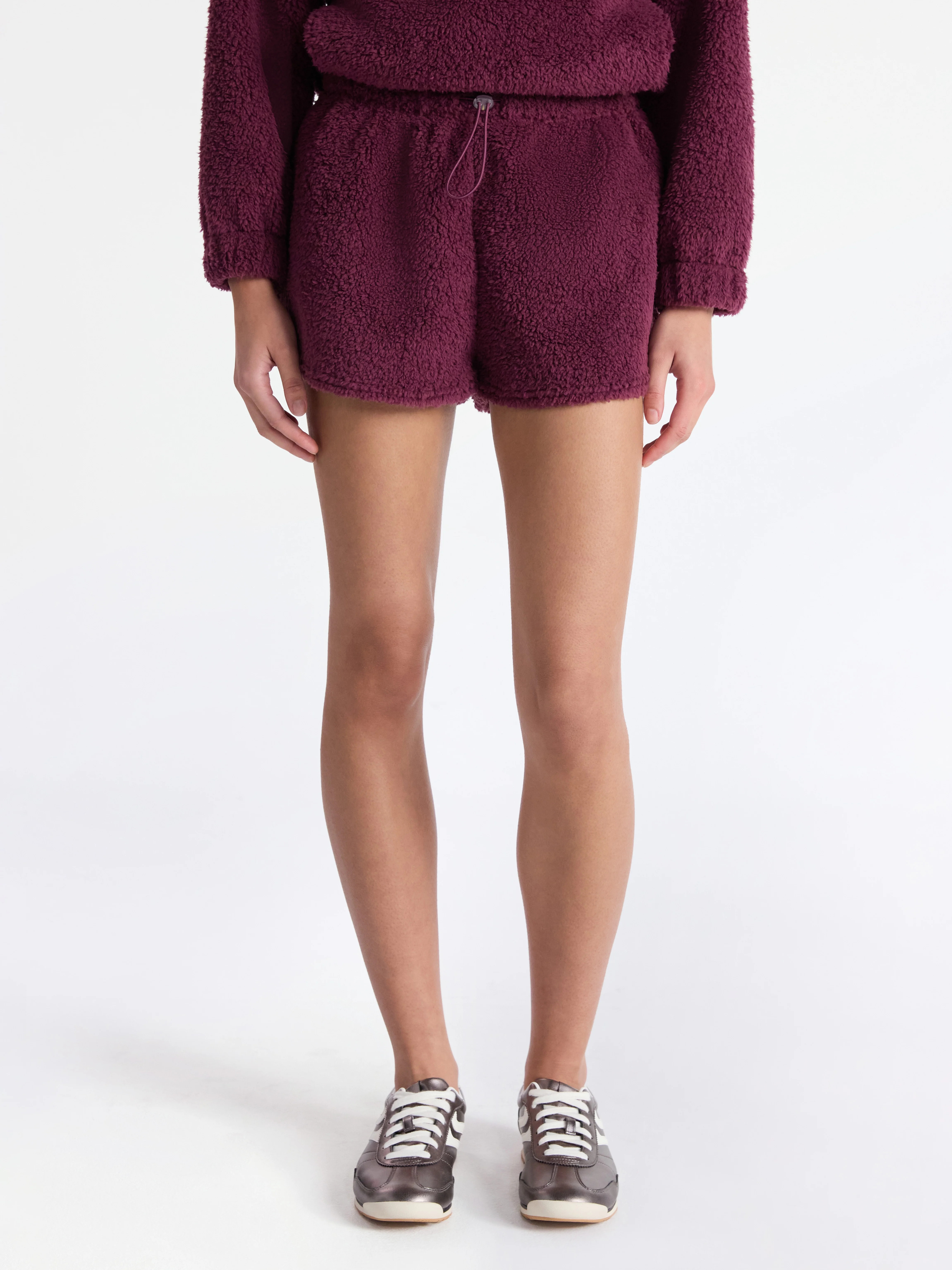 No Boundaries Plush Bungee Cord Shorts, Women's - Walmart.com | Walmart (US)