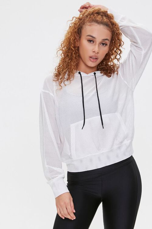 Active Jersey Mesh Hoodie | Forever 21 (US)
