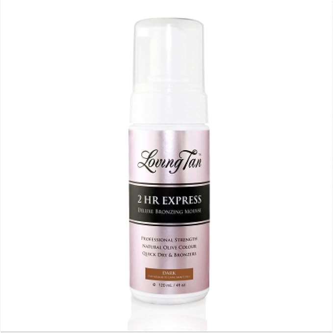 Loving Tan 2 HR Express Mousse, Dark- Streak Free, Natural looking, Professional Strength Sunless... | Amazon (US)