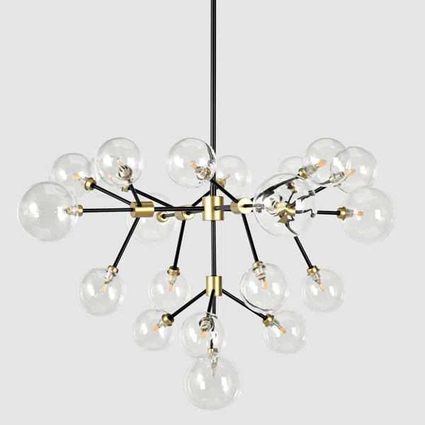 Zendaya 20 Light Metal Sputnik Chandelier | Wayfair North America