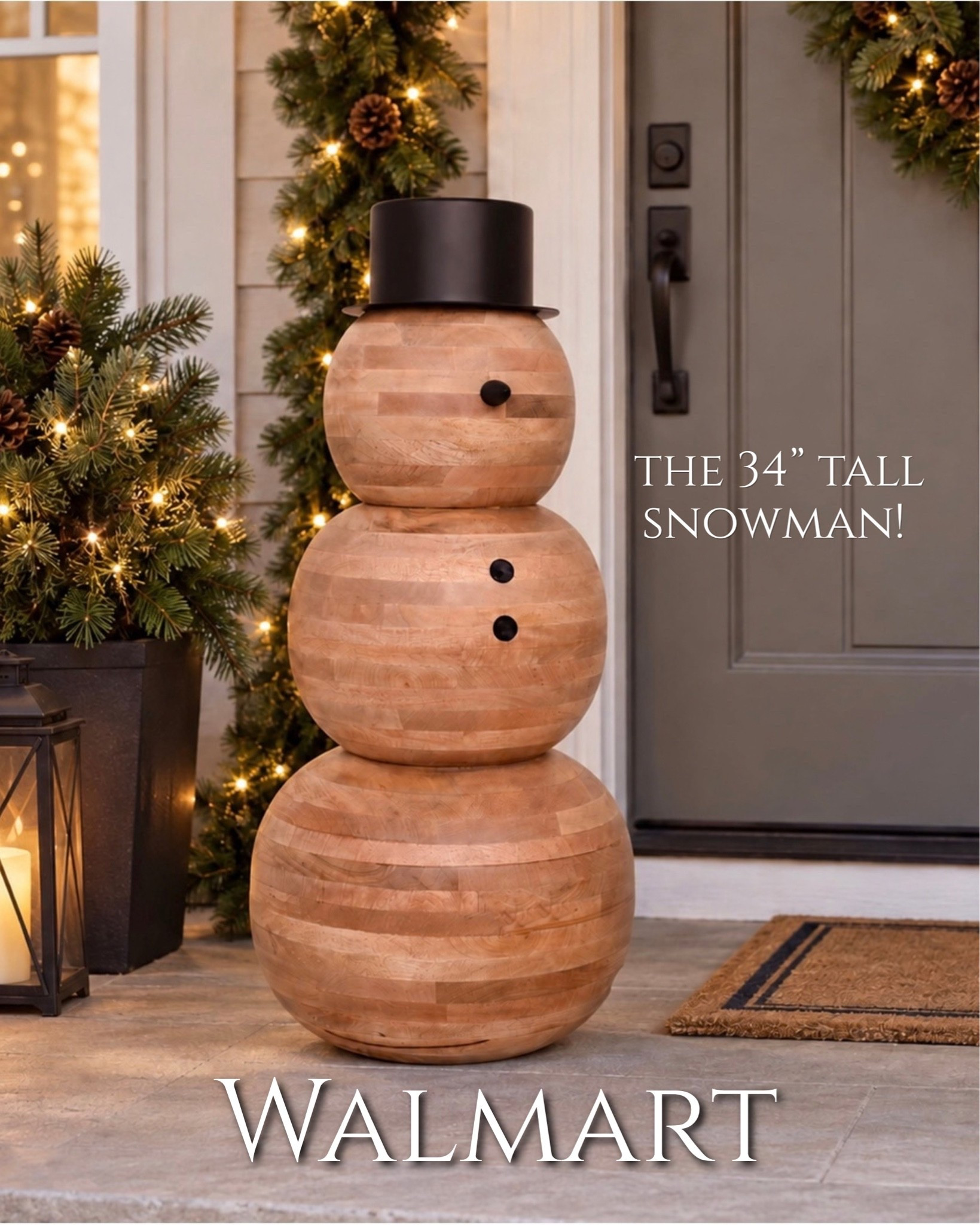 How cute is this XL snowman!? Walmart just released some amazing Christmas decor finds! 

Walmart Christmas decor, oversized snowman, XL snowman

#LTKHome