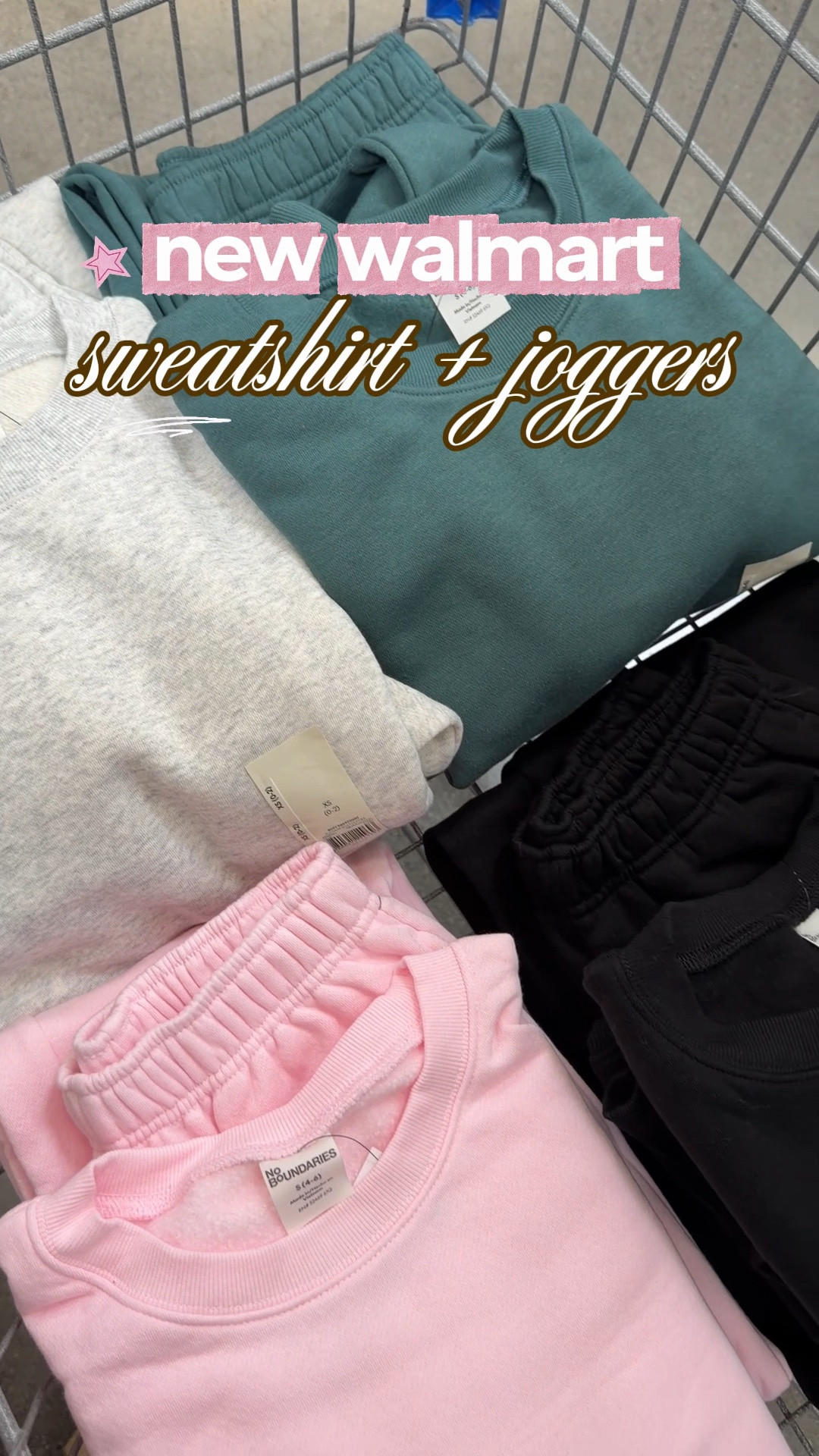 Ok, but Walmart is 100% the place to go for the best fleece sweatshirts and joggers!