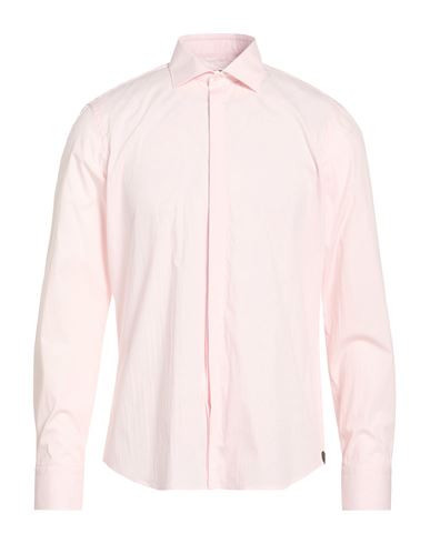Manuel Ritz Man Shirt Light pink Size 16 Cotton, Elastane | YOOX (US)
