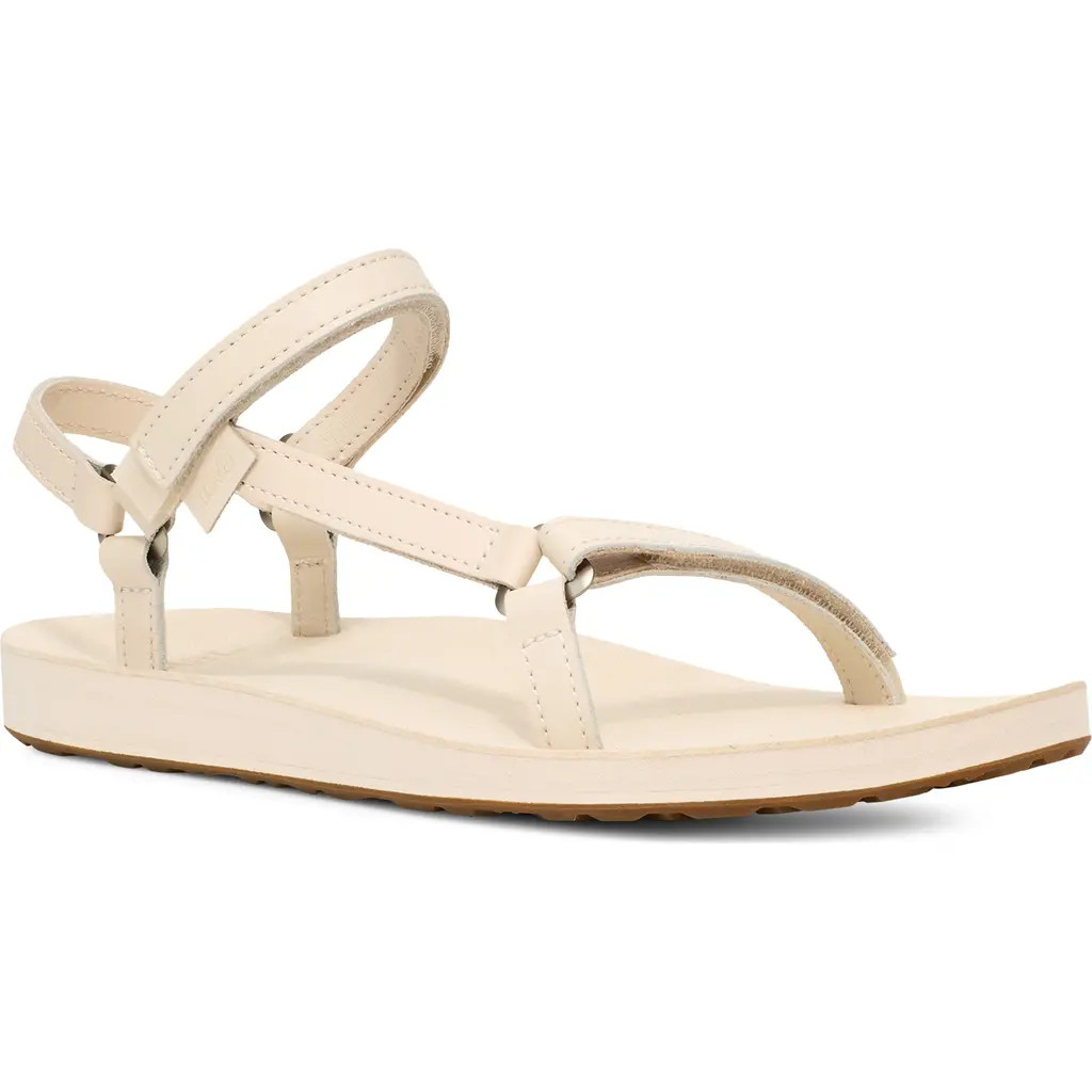 Teva Original Universal Slim Leather Sandal in Birch at Nordstrom, Size 5 | Nordstrom