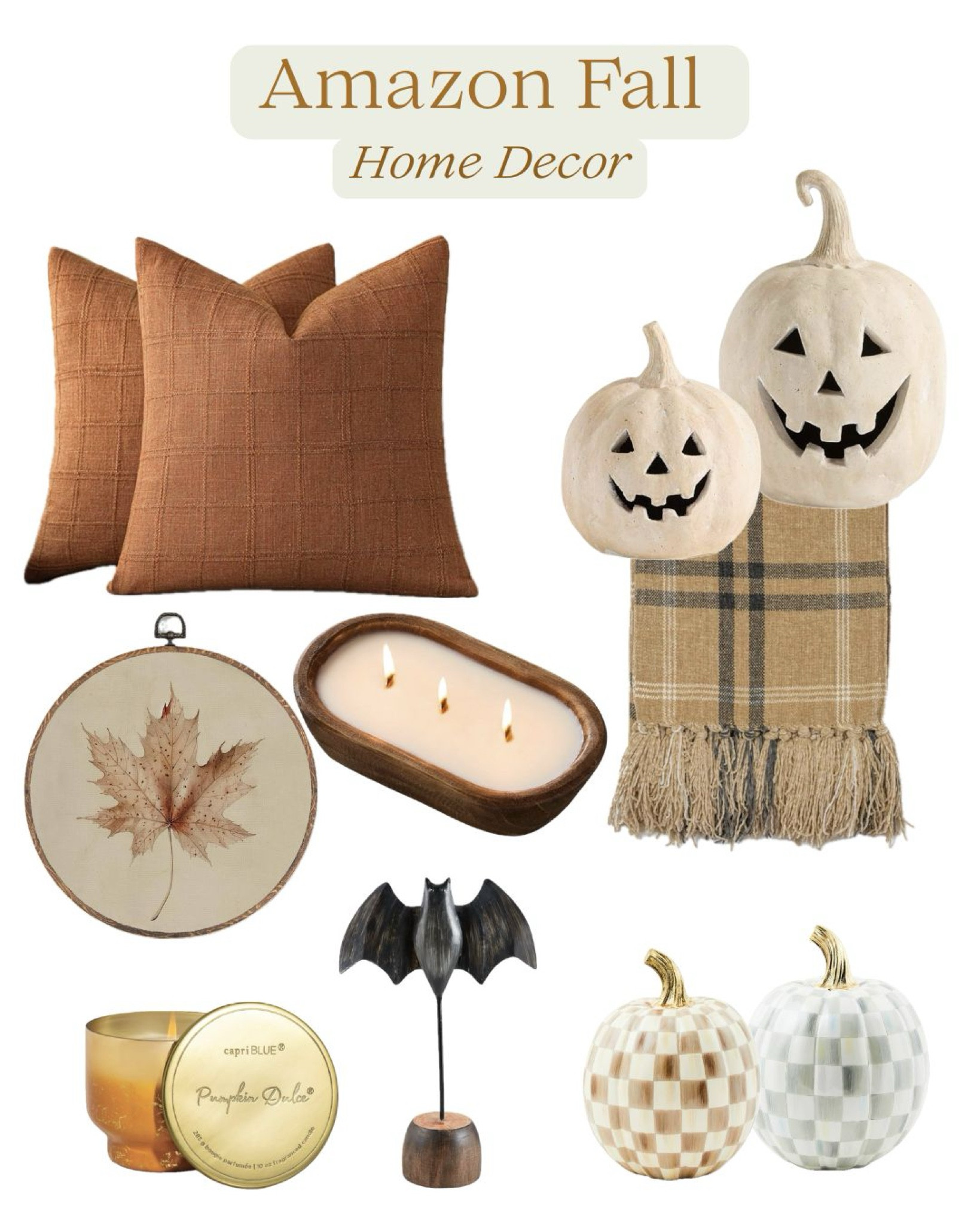 Amazon Fall and Halloween home decor!! 🤎 #fallhomedecor2025 #fallhome #amazonfalldecor 

#LTKhome #LTKfindsunder100 #LTKSeasonal