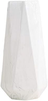 12 Inch White Marble Ceramic Flower Vase Home Decor Vase and Table Centerpieces Vase - Ideal Gifts f | Amazon (US)