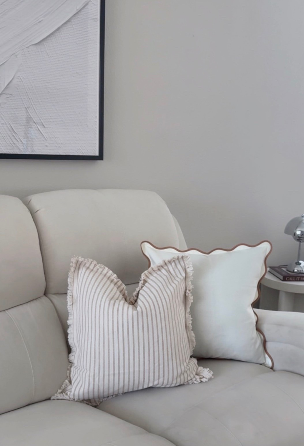 Neutral spring cushion pillows 🤩🌸🌷 

#LTKSeasonal #LTKHome