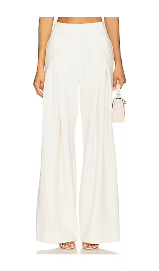 Favorite Daughter Pleats For Days Pant in Ivory. - size 0 | Revolve Clothing (Global)