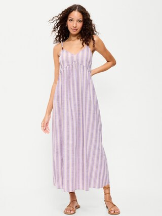 Sleeveless Beaded Boho Maxi Dress | Old Navy (US)