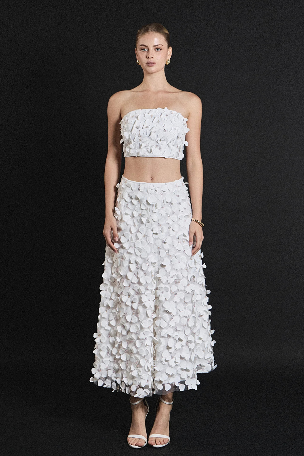 3D Floral Bandeau Top | Endless Rose