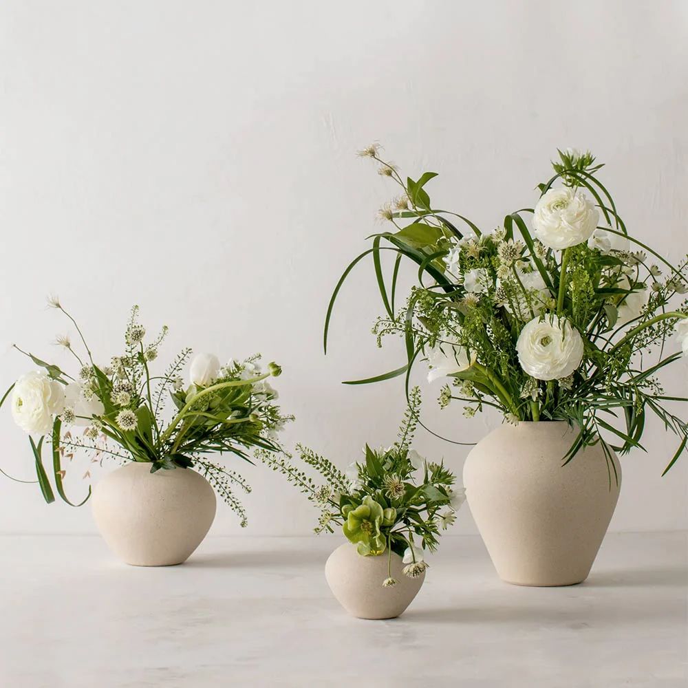 Minimal Classic Stoneware Vase | Roan Iris