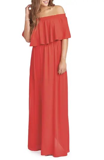 Women's Show Me Your Mumu Hacienda Convertible Gown, Size XX-Small - Red | Nordstrom