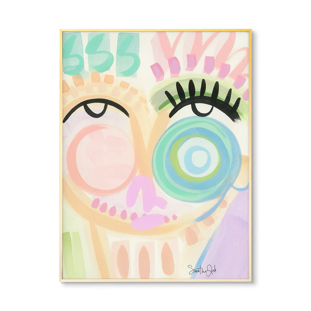 Eden by Samantha Jezek | Modern Abstract Portraits | Urban Garden Prints