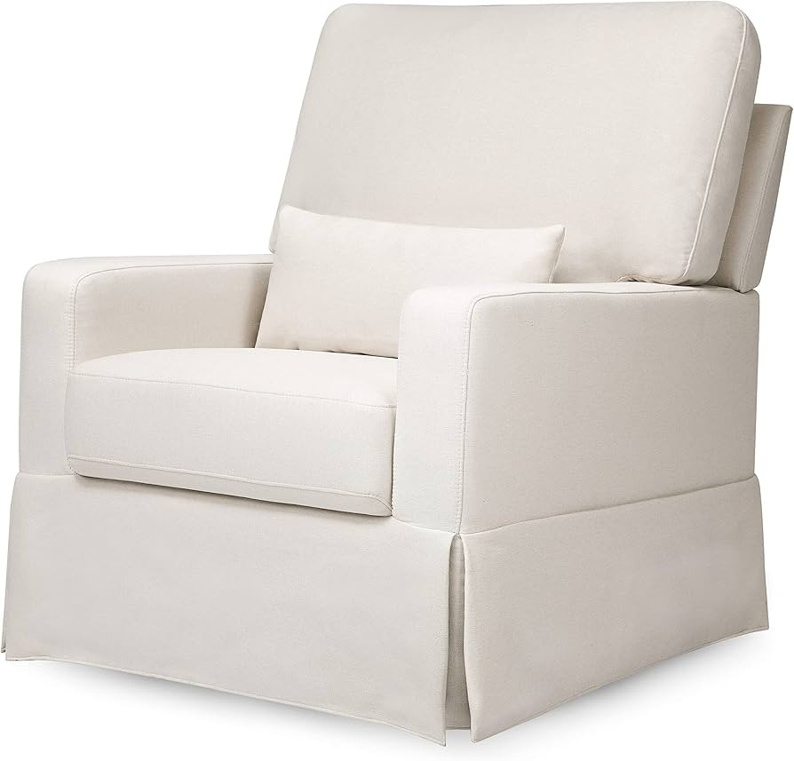 Namesake Crawford Pillowback Comfort Swivel Glider in Performance Cream Eco-Weave, Water Repellent & Stain Resistant, Greenguard Gold & CertiPUR-US Certified | Amazon (US)
