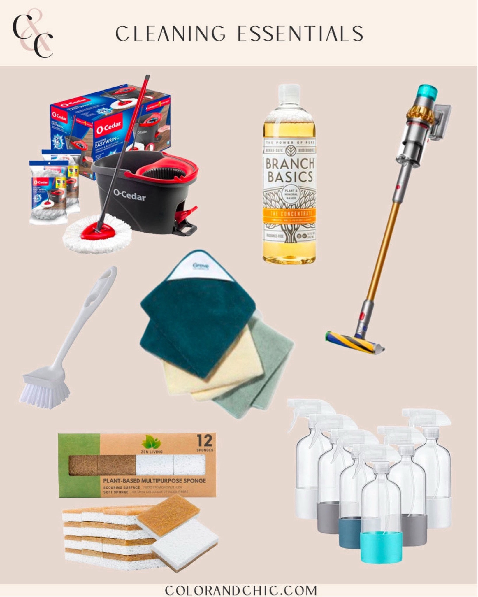 Cleaning essentials we use daily or weekly to keep our house clean! Including sponges, microfiber cloths, vacuum and more 



#LTKHome