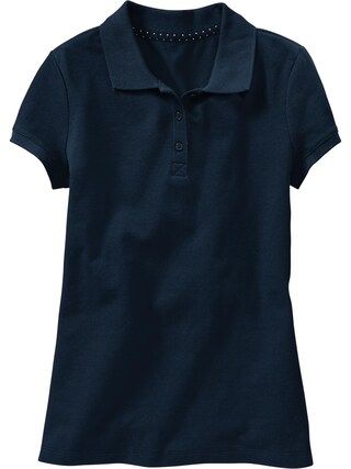 Uniform Pique Polo for Girls | Old Navy (US)